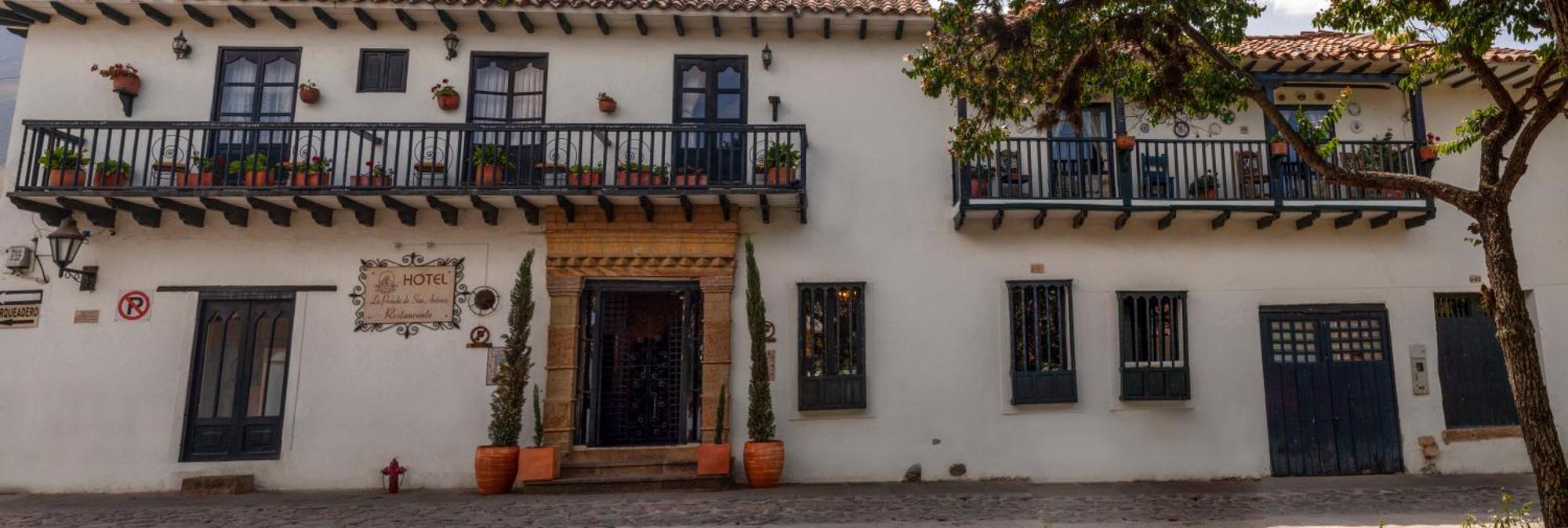 Hotel La Posada De San Antonio Виля Де Лейва Екстериор снимка