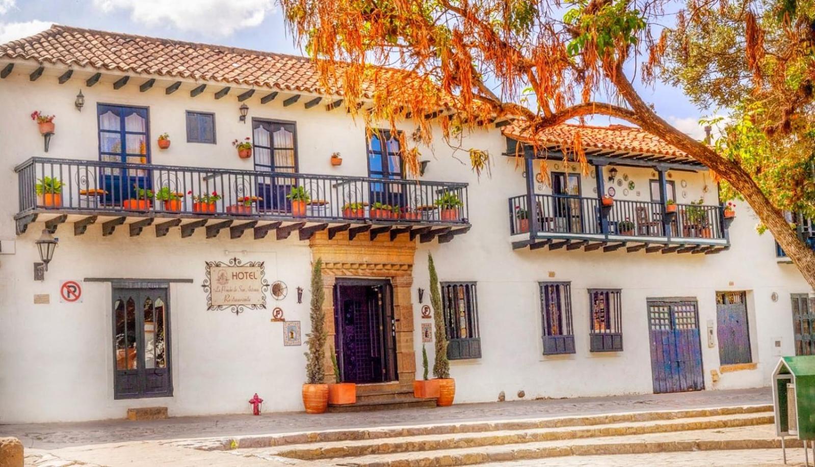 Hotel La Posada De San Antonio Виля Де Лейва Екстериор снимка